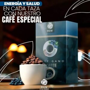 Café con Ganoderma y Arandanos