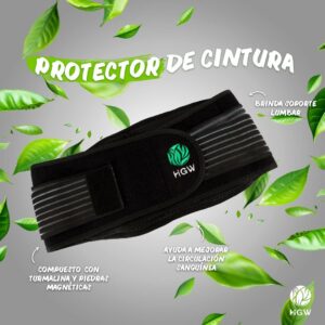 Protector de Cintura de turmalina