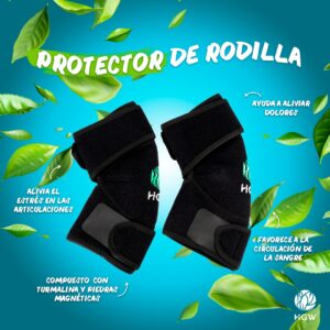 Protector de Rodilla Auto-Calentable de Turmalina